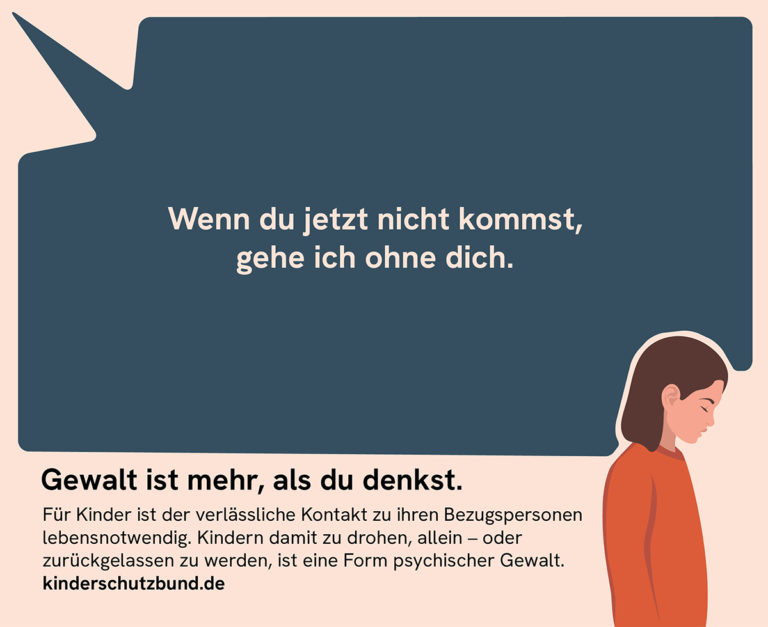 Kampagne gegen psychische Gewalt an Kindern „Gewalt ist mehr als Du